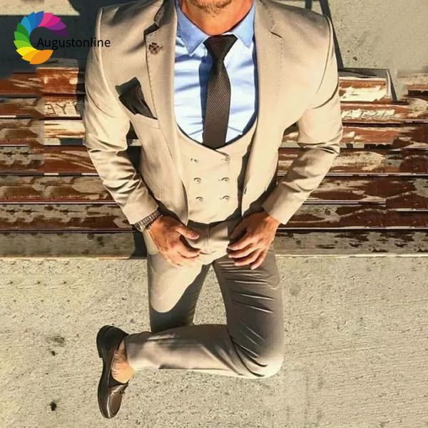 men's suits & blazers beige wedding men slim fit groom wear tuxedos 3 pieces (jacket+pants+vest) prom dinner blazer costume homme, White;black
men's suits & blazers beige wedding men slim fit groom wear tuxedos 3 pieces (jacket+pants+vest) prom dinner blazer costume homme, White;black