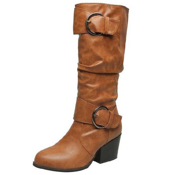 boots women's high buckle strap pu leather knight fashion heels riding women bottes femme size 43 mid-calf winter rome square, Black
boots women's high buckle strap pu leather knight fashion heels riding women bottes femme size 43 mid-calf winter rome square, Black