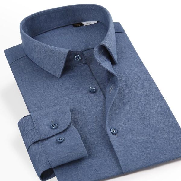 men's dress shirts fashion autumn winter casual wool pocketless design quality comfortable standard-fit long sleeve solid shirt, White;black
men's dress shirts fashion autumn winter casual wool pocketless design quality comfortable standard-fit long sleeve solid shirt, White;black