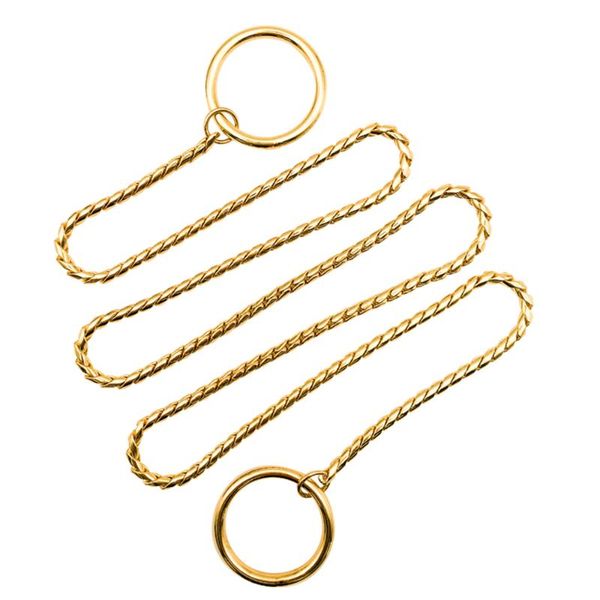 dog collars & leashes 5mm gold p collar choker chain harness twisted necklace pet show training leash
dog collars & leashes 5mm gold p collar choker chain harness twisted necklace pet show training leash