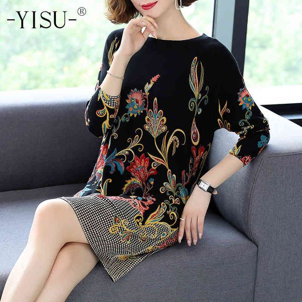 women's sweaters yisu fashion floral print dress women long sleeve loose casual long jumper women autumn winter tkpl, White;black
women's sweaters yisu fashion floral print dress women long sleeve loose casual long jumper women autumn winter tkpl, White;black