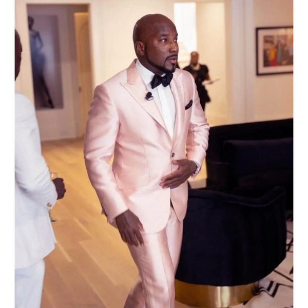 men's suits & blazers shiny pink satin suit men 2pcs slim fit prom wedding groom man tuxedo plus size party dinner blazer pants set cus, White;black
men's suits & blazers shiny pink satin suit men 2pcs slim fit prom wedding groom man tuxedo plus size party dinner blazer pants set cus, White;black