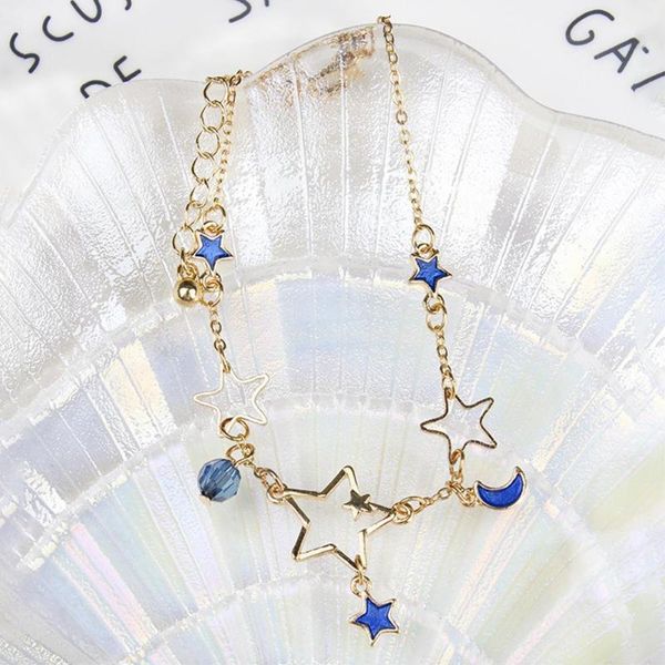link, chain fashion women sweet starry sky glass bead charm exquisitejewelry gift star moon bracelet pendant v2d4, Black
link, chain fashion women sweet starry sky glass bead charm exquisitejewelry gift star moon bracelet pendant v2d4, Black