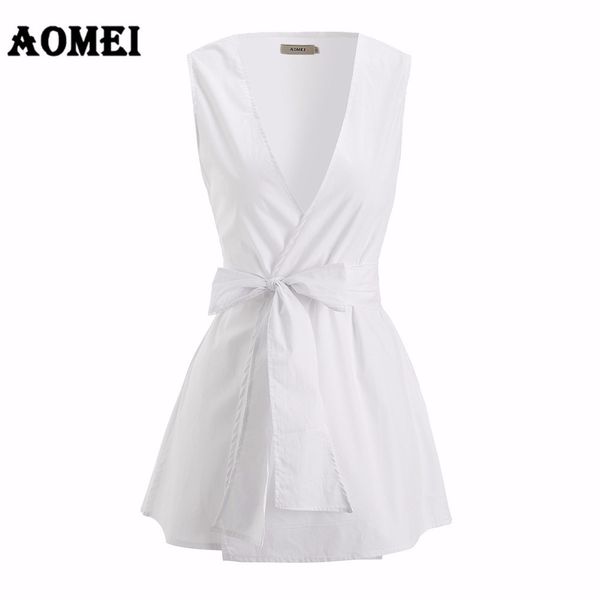 women white blouse sleeveless with sashes v neck solid color woman shirt blusas plus size 3xl office ladies fashion 210416, Blue
women white blouse sleeveless with sashes v neck solid color woman shirt blusas plus size 3xl office ladies fashion 210416, Blue
