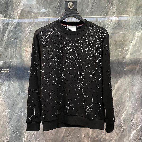 men's hoodies & sweatshirts sa09384 fashion 2021 runway luxury european design party style clothing, Black
men's hoodies & sweatshirts sa09384 fashion 2021 runway luxury european design party style clothing, Black
