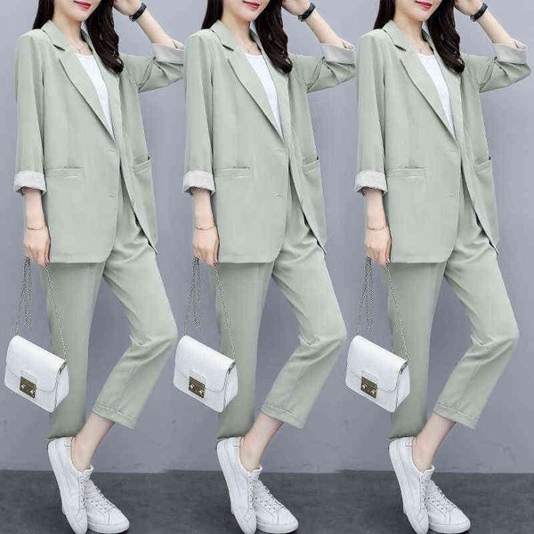 vintage women pant suit women casual fashion light green notched blazer jacket pant office wear women suits female sets 211118, White
vintage women pant suit women casual fashion light green notched blazer jacket pant office wear women suits female sets 211118, White