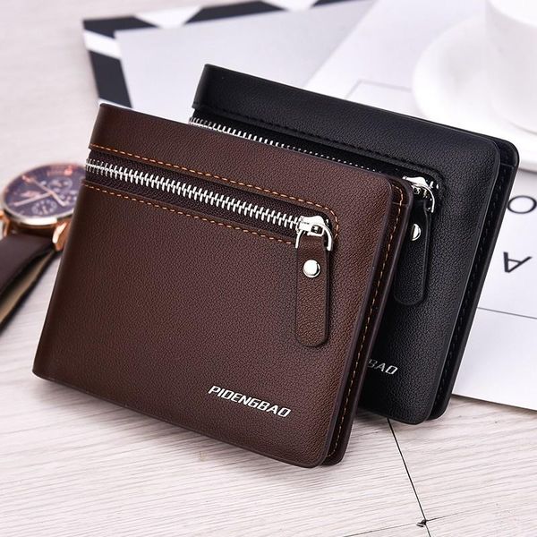 vitage zipper men's wallet leather purse with coin pocket money bag card holders for boy short billetera hombre wallets, Red;black
vitage zipper men's wallet leather purse with coin pocket money bag card holders for boy short billetera hombre wallets, Red;black