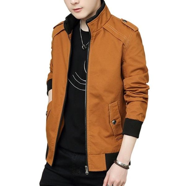 men's jackets jacket slim korean version of the trend youth spring and autumn clothes, Black;brown
men's jackets jacket slim korean version of the trend youth spring and autumn clothes, Black;brown