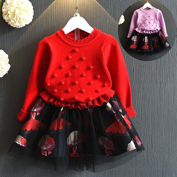 girl's dresses toddler girls knitted sweater dress kids pullovers sweaters with lace crochet long doll print autumn winter clothing, Red;yellow
girl's dresses toddler girls knitted sweater dress kids pullovers sweaters with lace crochet long doll print autumn winter clothing, Red;yellow
