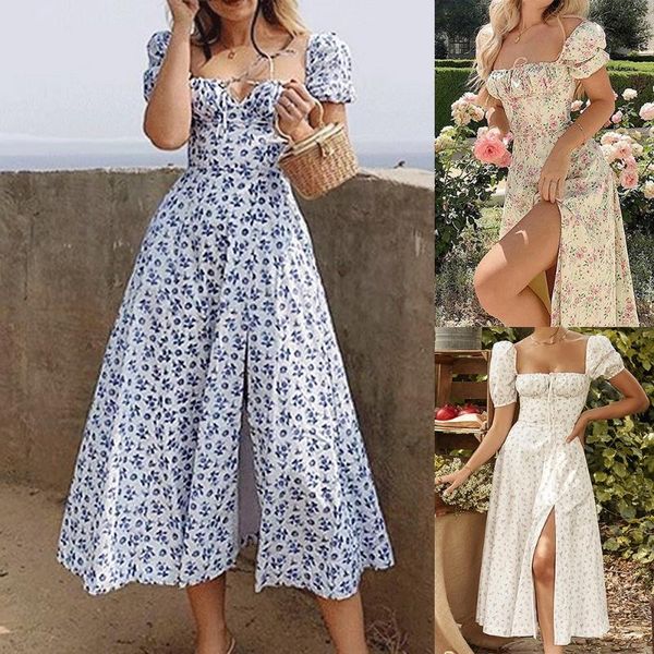 casual dresses dress women summer puff sleeve flroal printed ruched split long elegant beach for, Black;gray
casual dresses dress women summer puff sleeve flroal printed ruched split long elegant beach for, Black;gray