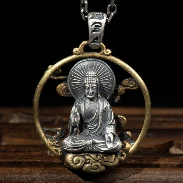 chains retro style buddha pendant twelve zodiac manjusri bodhisattva guanyin amulet for men and women jewelry accessories, Silver
chains retro style buddha pendant twelve zodiac manjusri bodhisattva guanyin amulet for men and women jewelry accessories, Silver