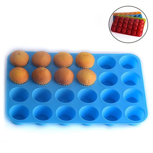baking moulds 24 grid silicone muffin mold tray creative round shaped ice cube cake decoration chocolate stick tool
baking moulds 24 grid silicone muffin mold tray creative round shaped ice cube cake decoration chocolate stick tool