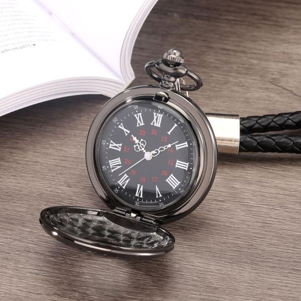 pocket watches vintage leather rope chain hollow pendant 2021 black silver roman numerals quartz watch clock men women gifts, Slivery;golden
pocket watches vintage leather rope chain hollow pendant 2021 black silver roman numerals quartz watch clock men women gifts, Slivery;golden