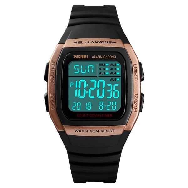 wristwatches skmei men's military chrono watch electronic clock 50m waterproof digital sport black man square relogio masculino, Slivery;brown
wristwatches skmei men's military chrono watch electronic clock 50m waterproof digital sport black man square relogio masculino, Slivery;brown