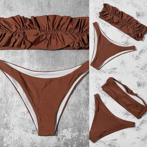 women's swimwear solid bikinis set for women swimsuit summer beach wear pleated brazilian biquinis feamle bathing suits 2021 bikini, White;black
women's swimwear solid bikinis set for women swimsuit summer beach wear pleated brazilian biquinis feamle bathing suits 2021 bikini, White;black