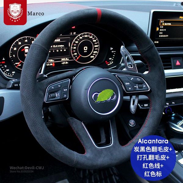 black suede for audi s3 s5 s7 a5 a5 a7 s6 audi tt r8 q3 q5 q6 q7 auto alcantara steering wheel cover interior car accessories
black suede for audi s3 s5 s7 a5 a5 a7 s6 audi tt r8 q3 q5 q6 q7 auto alcantara steering wheel cover interior car accessories