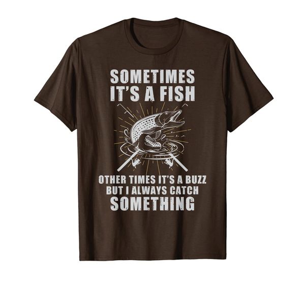 catch a fish or a buzz mens drinking bass fishing gift t-shirt, White;black 
catch a fish or a buzz mens drinking bass fishing gift t-shirt, White;black