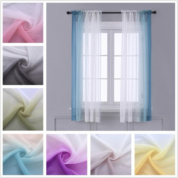 curtain & drapes gradient sheer curtains for living room fashion tulle 1 piece half transparent custom made blue black white window screens
curtain & drapes gradient sheer curtains for living room fashion tulle 1 piece half transparent custom made blue black white window screens