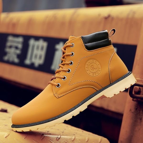 roller shoes rubber soled men martin boots waterproof leather botas de hombre lace-up comfortable wear-resisting masculine boots
roller shoes rubber soled men martin boots waterproof leather botas de hombre lace-up comfortable wear-resisting masculine boots
