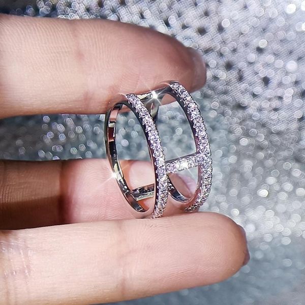 minimalist geometric double line ring genuine 925 sterling silver trendy fine jewelry for charm women wedding cluster rings, Golden;silver
minimalist geometric double line ring genuine 925 sterling silver trendy fine jewelry for charm women wedding cluster rings, Golden;silver