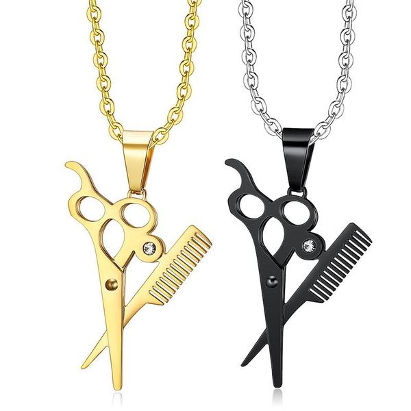 pendant necklaces creative scissors haircut stainless steel men pendants chain punk for boyfriend male jewelry creativity gift wholesale, Silver
pendant necklaces creative scissors haircut stainless steel men pendants chain punk for boyfriend male jewelry creativity gift wholesale, Silver