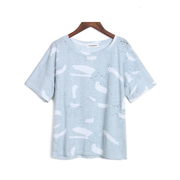 women's t-shirt summer print cotton female t-shirt ladies casual loose hole leisure wear t shirt women short sleeve z63t, White
women's t-shirt summer print cotton female t-shirt ladies casual loose hole leisure wear t shirt women short sleeve z63t, White