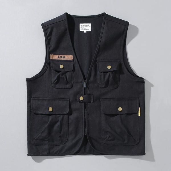 men's vests 87003 autumn cargo waistcoat trendy all-match tracksuit multi-pocket sport outdoor hiking handsome patchwork sleeveless ves, Black;white
men's vests 87003 autumn cargo waistcoat trendy all-match tracksuit multi-pocket sport outdoor hiking handsome patchwork sleeveless ves, Black;white