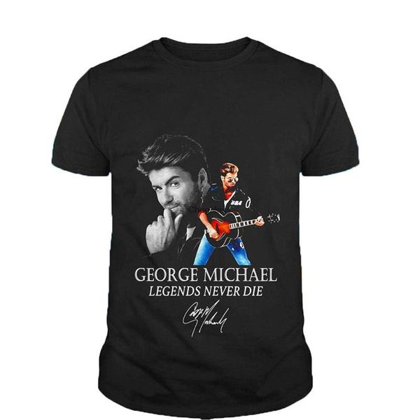 men's t-shirts george michael legends never die signature shirt men women fashion summer tshirts casual crewneck girl tee black, White;black
men's t-shirts george michael legends never die signature shirt men women fashion summer tshirts casual crewneck girl tee black, White;black