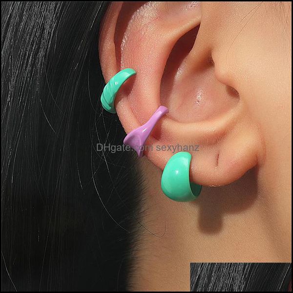 ear cuff earrings jewelry women colorf alloy c-shaped clip geometric no hole circle punk style party gift three pieces sets aessories drop d, Silver
ear cuff earrings jewelry women colorf alloy c-shaped clip geometric no hole circle punk style party gift three pieces sets aessories drop d, Silver