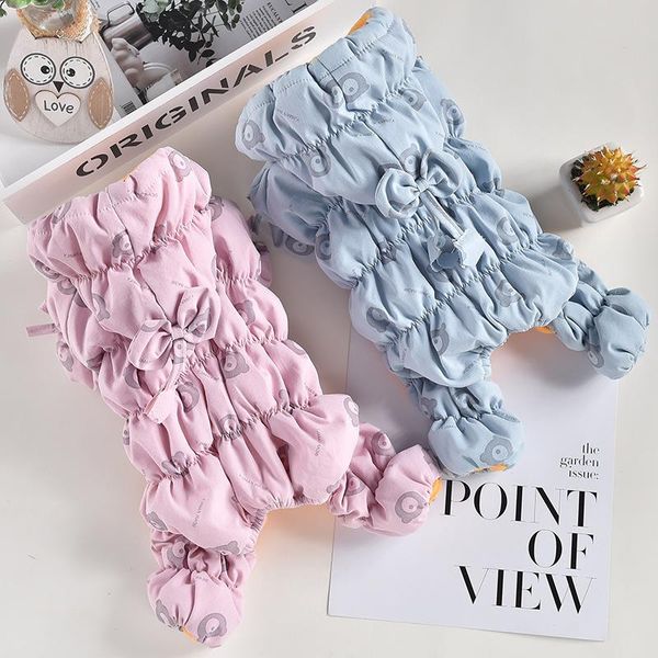 dog apparel pink blue color warm cotton padded four legs clothes with hat for autumn and winter puppy cute quilted cloth coat
dog apparel pink blue color warm cotton padded four legs clothes with hat for autumn and winter puppy cute quilted cloth coat