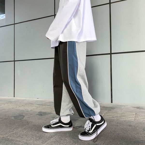men's pants autumn cotton sweatpants fashion hit color casual joggers men streetwear loose hip-hop straight trousers mens m-5xl 0o, Black
men's pants autumn cotton sweatpants fashion hit color casual joggers men streetwear loose hip-hop straight trousers mens m-5xl 0o, Black
