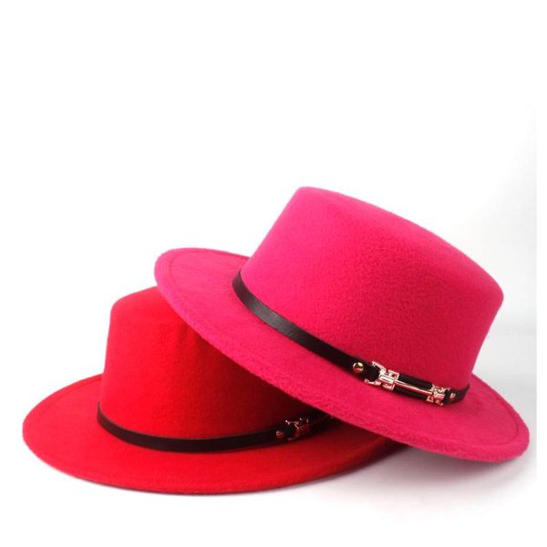 fashion men women flat hat tea party wool trilby retro fedora size 56-58cm wide brim hats, Blue;gray
fashion men women flat hat tea party wool trilby retro fedora size 56-58cm wide brim hats, Blue;gray
