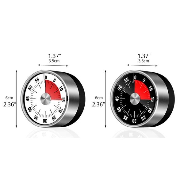 timers x4yd stainless steel visual timer mechanical kitchen 60-minutes alarm cooking with loud magnetic clock
timers x4yd stainless steel visual timer mechanical kitchen 60-minutes alarm cooking with loud magnetic clock