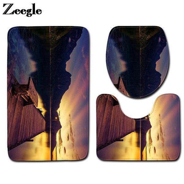 bath mats toilet mat in the bathroom home decoration for 3d landscape print seat cushion absorbent antislip foot rug set
bath mats toilet mat in the bathroom home decoration for 3d landscape print seat cushion absorbent antislip foot rug set