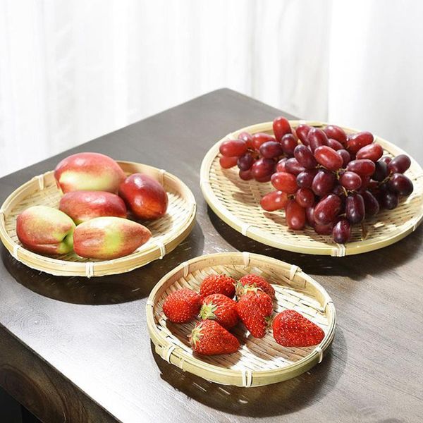 storage baskets handmade weaving bamboo sieve fruit bread basket kitchen vegetable drying for organizer
storage baskets handmade weaving bamboo sieve fruit bread basket kitchen vegetable drying for organizer