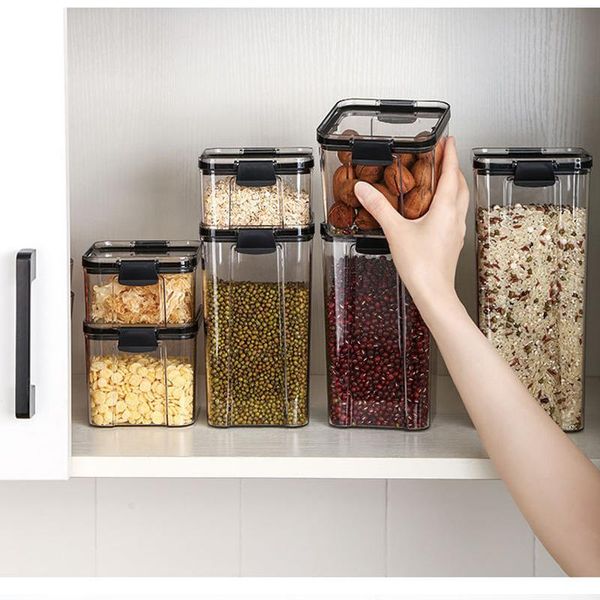 storage bottles & jars transparent sealed durable tank with cover cereal waterproof plastic kitchen refrigerator
storage bottles & jars transparent sealed durable tank with cover cereal waterproof plastic kitchen refrigerator