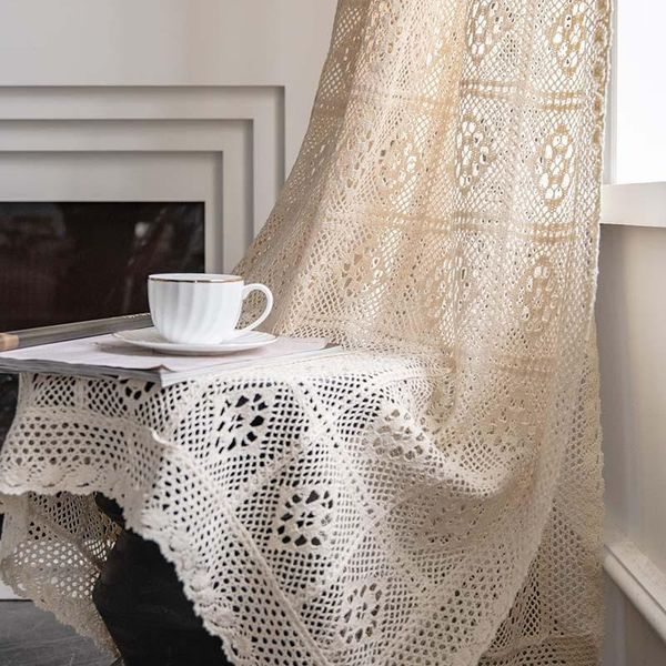 curtain & drapes american retro farmhouse beige crochet hollow ready made for living room bedroom balcony sheer tulle
curtain & drapes american retro farmhouse beige crochet hollow ready made for living room bedroom balcony sheer tulle