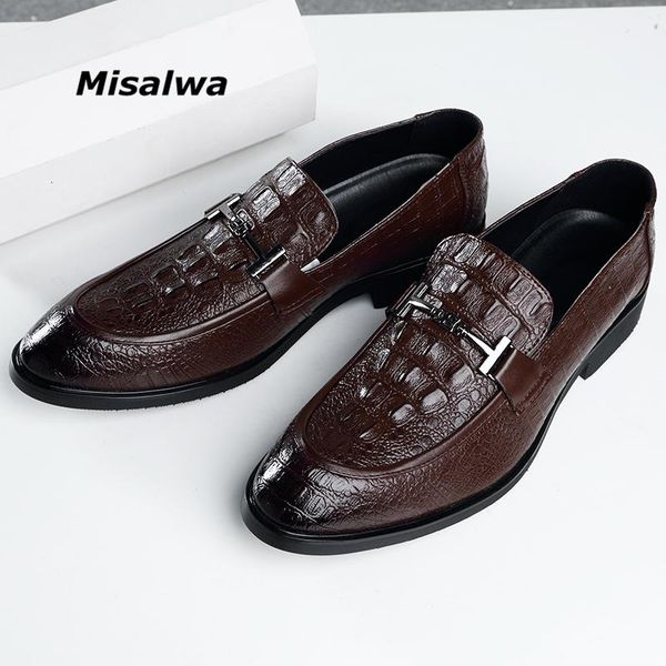 dress shoes misalwa metal decoration classic men's pu leather formal british men oxford brown vintage meeting size 38-47, Black
dress shoes misalwa metal decoration classic men's pu leather formal british men oxford brown vintage meeting size 38-47, Black