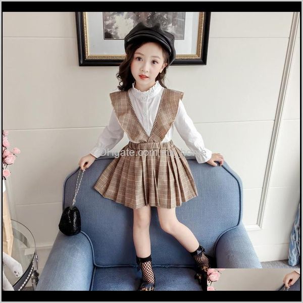 2021spring and autumn series of highend girls fashion shirt vest twopiece casual suit ivjkv clothing sets q3bfw, White
2021spring and autumn series of highend girls fashion shirt vest twopiece casual suit ivjkv clothing sets q3bfw, White