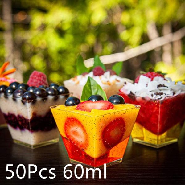 disposable cups & straws 50pcs 60ml mini square dessert cup cube trapezoid ice cream sauce pudding party glass for festivals supplies
disposable cups & straws 50pcs 60ml mini square dessert cup cube trapezoid ice cream sauce pudding party glass for festivals supplies