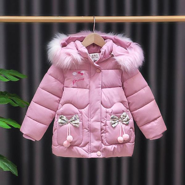 down coat baby girls clothing parkas winter cotton padded fur hooded trench coats warm jackets bow knot toddler outerwear 2-7 years kids, Blue;gray
down coat baby girls clothing parkas winter cotton padded fur hooded trench coats warm jackets bow knot toddler outerwear 2-7 years kids, Blue;gray