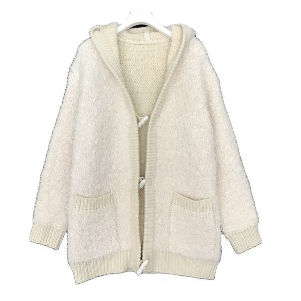 sweaters women's big pocket design knit fluffy loose hooded jacket women thick plus size warm cardigan sweater, White;black
sweaters women's big pocket design knit fluffy loose hooded jacket women thick plus size warm cardigan sweater, White;black