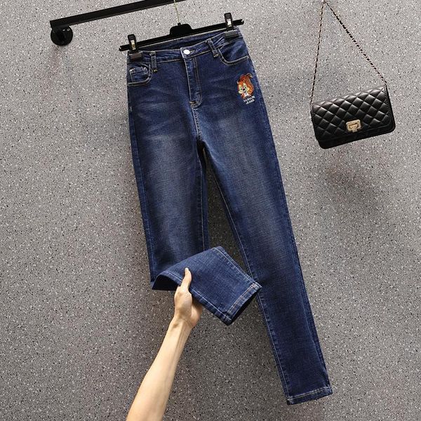 spring embroidery jeans woman high waist stretch skinny pencil pants femme plus size trousers elastic slim casual cowboy 5xl women's, Blue
spring embroidery jeans woman high waist stretch skinny pencil pants femme plus size trousers elastic slim casual cowboy 5xl women's, Blue