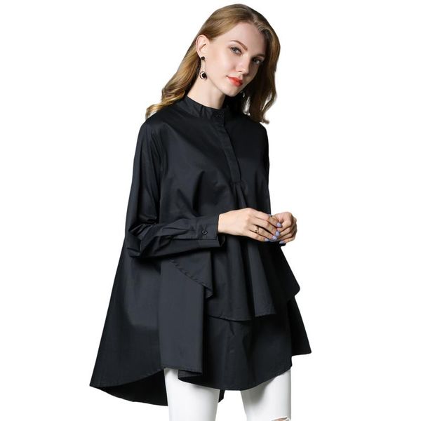 women's blouses & shirts women autumn black blouse 2021 plus size vintage clothing casual cotton fabric and, White
women's blouses & shirts women autumn black blouse 2021 plus size vintage clothing casual cotton fabric and, White