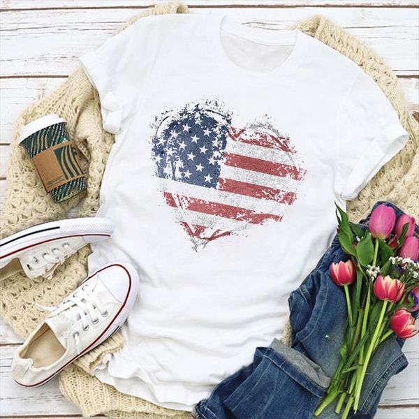 graphic usa flag american womens t shirt patriotic heart love summer lady clothing clothes tee female, White
graphic usa flag american womens t shirt patriotic heart love summer lady clothing clothes tee female, White