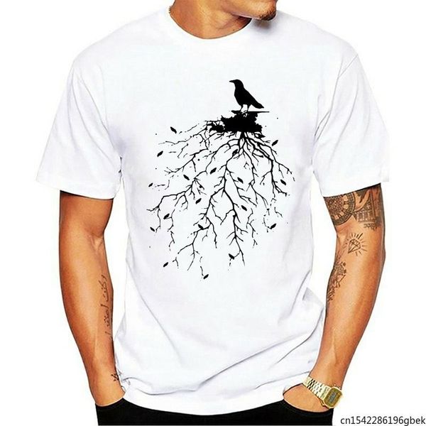men's t-shirts roost raven funny graphic t-shirt, White;black
men's t-shirts roost raven funny graphic t-shirt, White;black