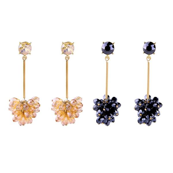 dangle & chandelier balanbiu black&yellow glass grape bunches drop earrings for women party gifts 2021 earring fashion jewelry accessory, Silver
dangle & chandelier balanbiu black&yellow glass grape bunches drop earrings for women party gifts 2021 earring fashion jewelry accessory, Silver