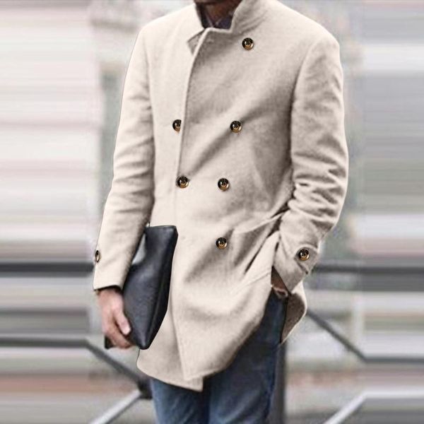 men's hoodies & sweatshirts winter trench coat mens jackets version of artificial woolen jacket double breasted warm, Black
men's hoodies & sweatshirts winter trench coat mens jackets version of artificial woolen jacket double breasted warm, Black