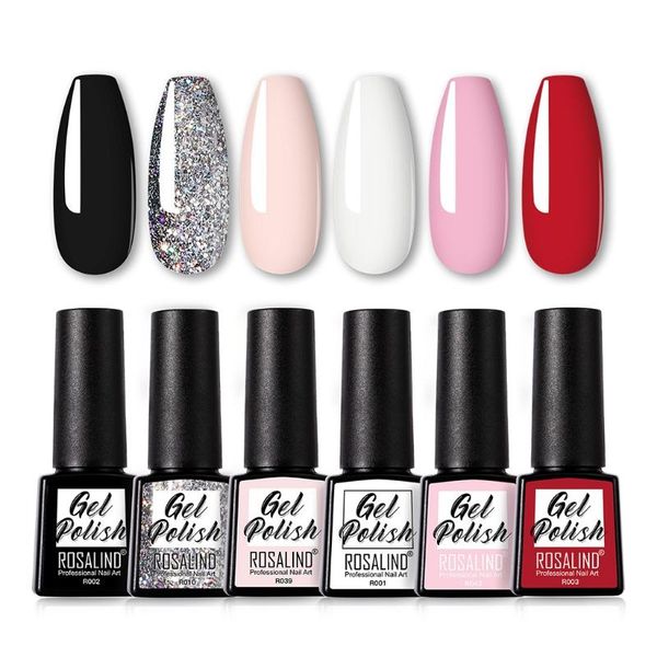 nail gel polish set 6pcs soak off uv varnishes hybrydowe for manicure need cured led/uv lamp kit, Red;pink
nail gel polish set 6pcs soak off uv varnishes hybrydowe for manicure need cured led/uv lamp kit, Red;pink