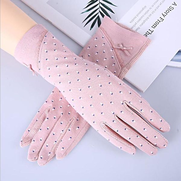 five fingers gloves summer silk sunscreen women' cotton breathable cycling uv non slip dot bow lace touch screen driving mittens m78, Blue;gray
five fingers gloves summer silk sunscreen women' cotton breathable cycling uv non slip dot bow lace touch screen driving mittens m78, Blue;gray